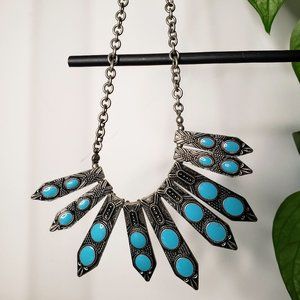 Blue and Silver Necklace